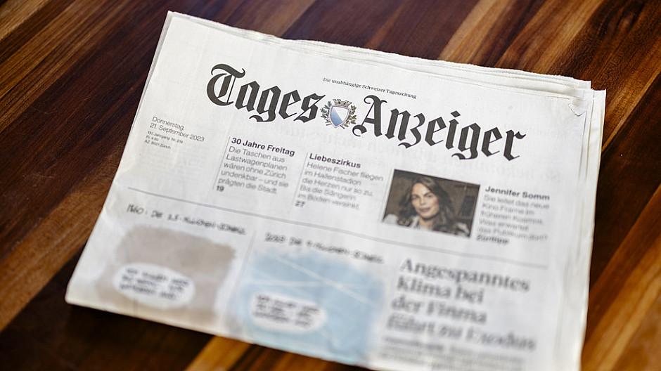 Tages-Anzeiger: Nur noch zwei Bünde in der Printausgabe