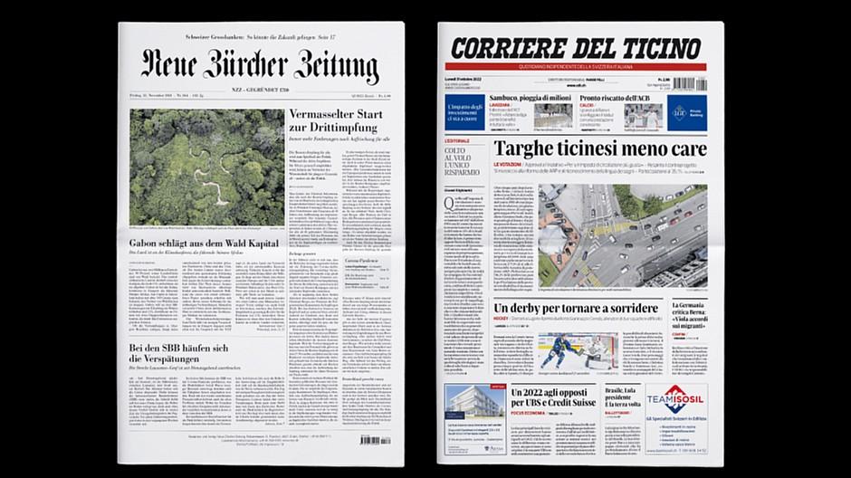 Corriere del Ticino: NZZone übernimmt Printvermarktung exklusiv