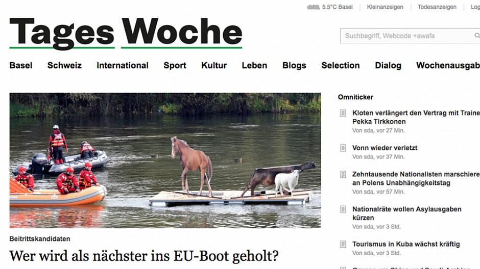 TagesWoche: Online-Auftritt hat kräftig zugelegt