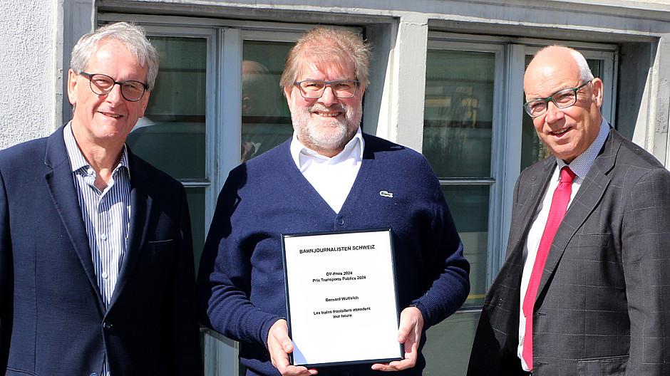 Bahnjournalisten: Bernard Wuthrich gewinnt Medienpreis