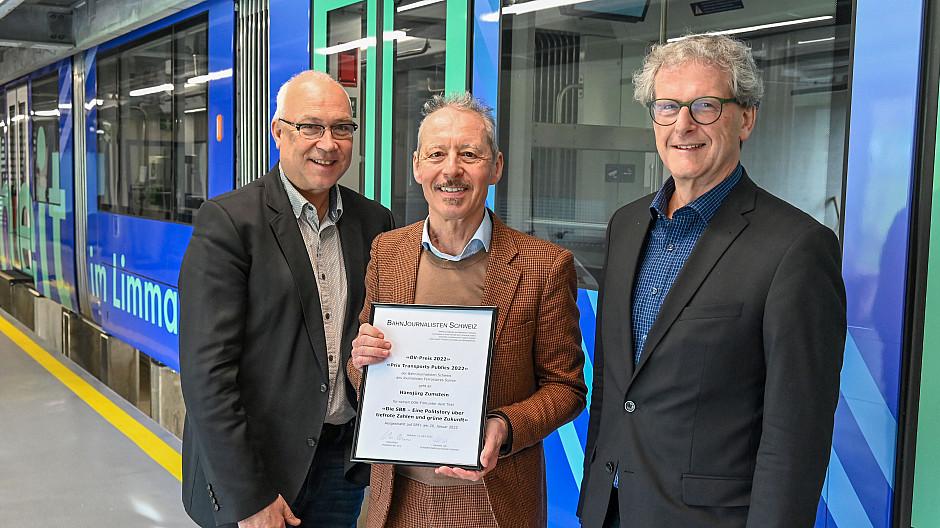 Bahnjournalisten Schweiz: ÖV-Medienpreis für Hansjürg Zumstein