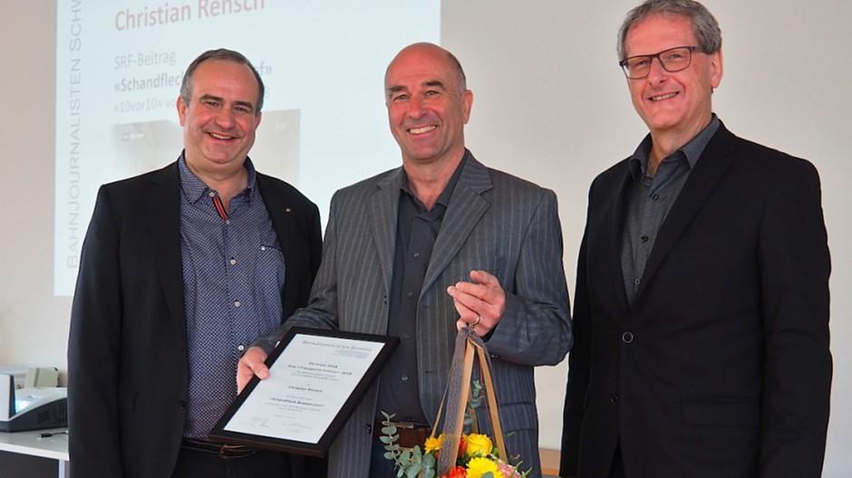 Bahnjournalisten Schweiz: ÖV-Preis geht an Christian Rensch