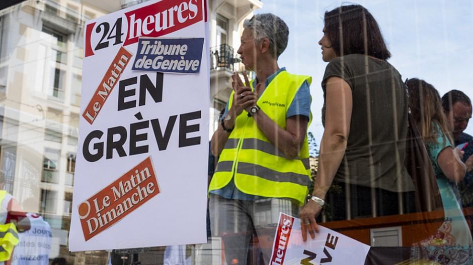Streik bei Tamedia Romandie: Parteien einigen sich auf Mediation