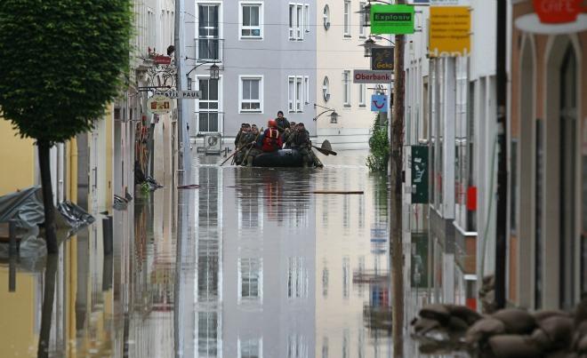 Deutsches Fernsehen: Quotenhoch dank Hochwasser
