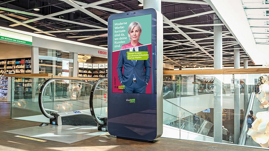Migros: Personalisierte Clips auf Werbescreens