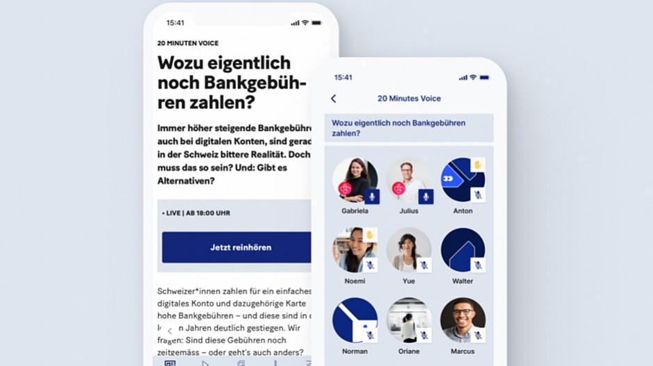 20 Minuten: Pilotversuch mit Social Audio gestartet