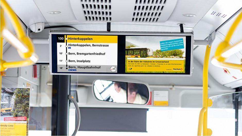 Passenger TV: Politische Werbung neu auch in Postautos