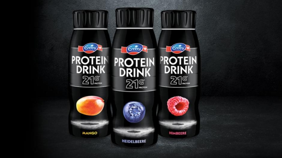 Hajok: Proteindrinks in schwarzer Hülle für junge Männer