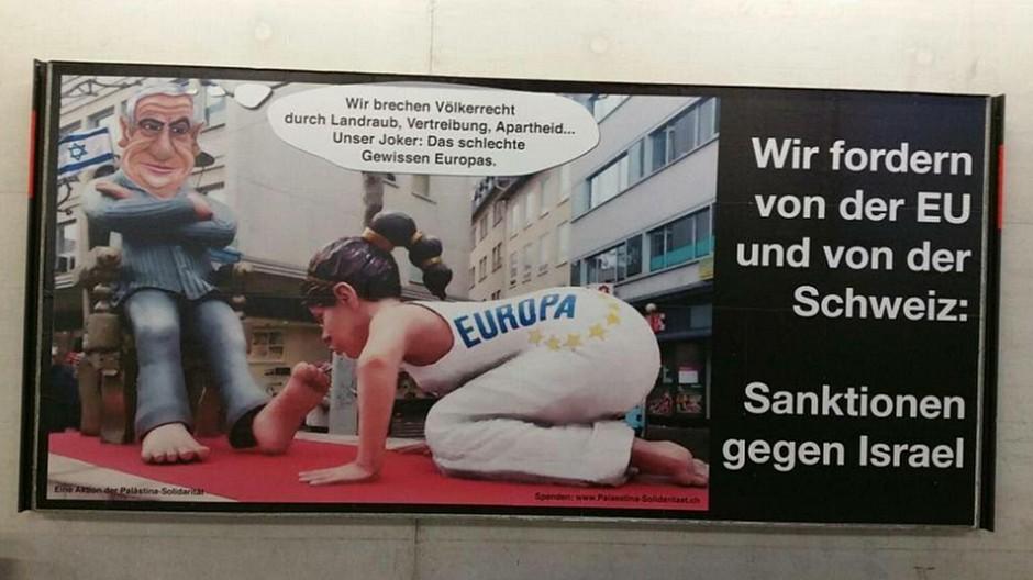 SBB: Rassismus-Anzeige wegen Israel-Plakat
