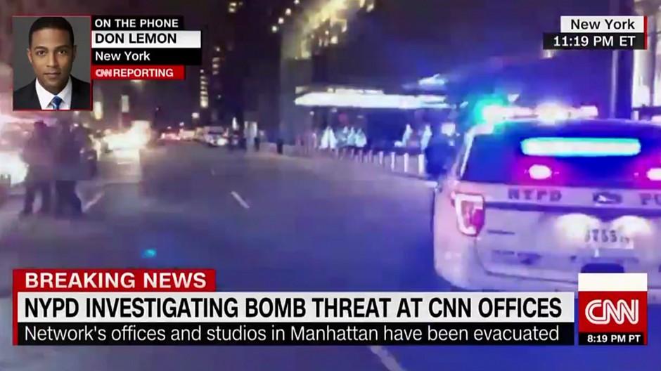 CNN: Redaktion nach Bombendrohung evakuiert