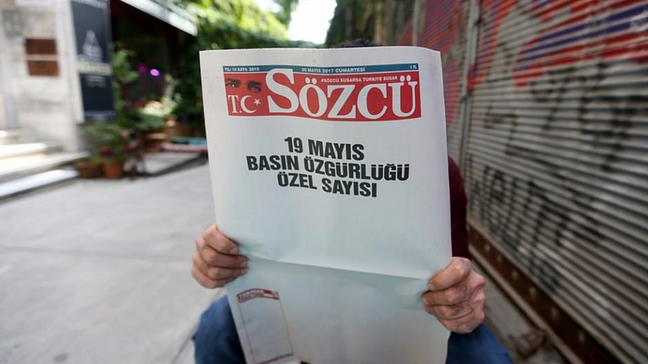 Türkei: Regierungskritische Zeitung mit leeren Seiten