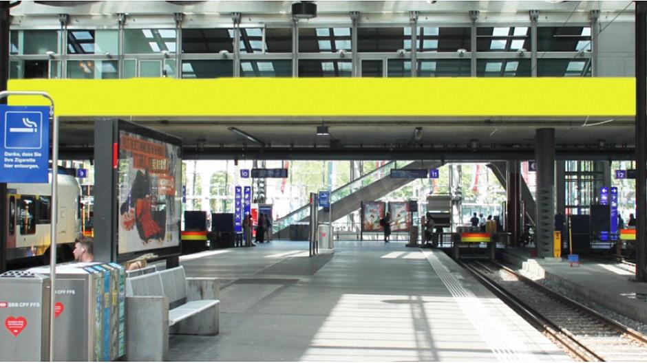 SBB: Riesen-Anzeigetafel auch für Werbung