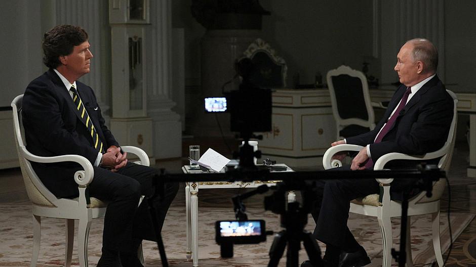 Russland: Kremlnahe Medien feiern Putin-Interview