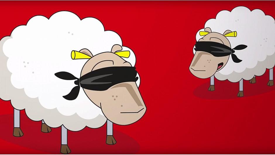 Lesch+Frei / Wyler Werbung: Schäfchen werben gegen «No Billag»