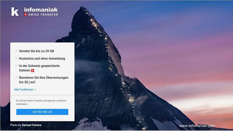 Swiss Transfer: Schweizer Alternative zu WeTransfer lanciert