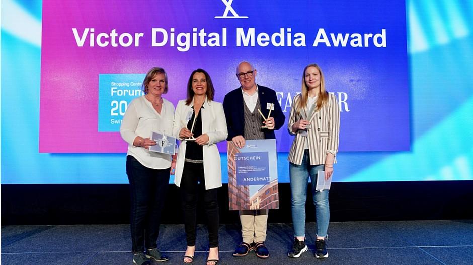 Victor Digital Media Award: Shoppi Tivoli holt sich die Trophäe