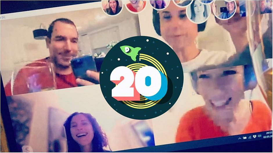 20 Jahre persoenlich.com: So stiess das Team auf das Jubiläum an