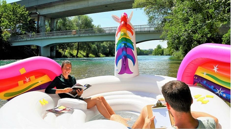 Westhive: Sommerlicher Breakout Room auf der Limmat