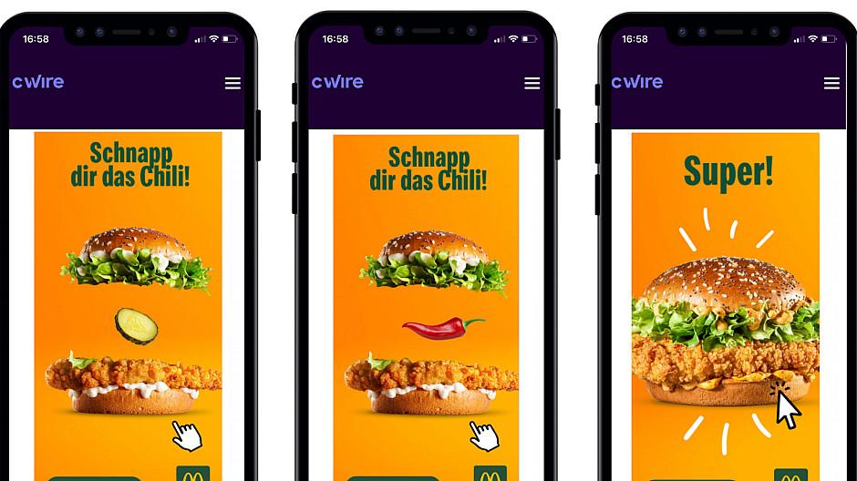 C Wire | OMD Schweiz: Spielerisch den neuen Burger entdecken