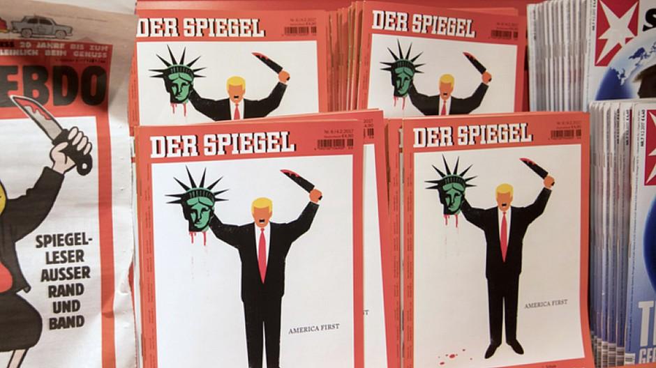 Spiegel: Starker Kioskabsatz für Trump-Cover
