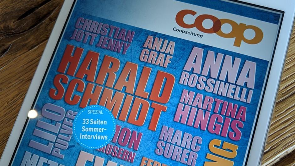 Coopzeitung: Stars für Spezialausgabe interviewt