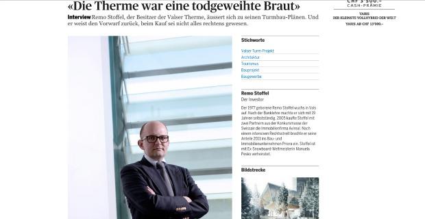 Tages-Anzeiger: Kapitulation vor Remo Stoffel?