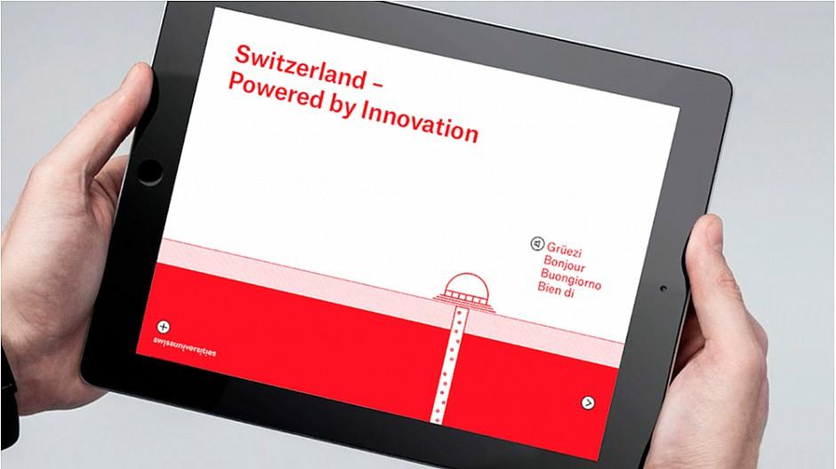 SNK: Interaktive Tablet-App über Schweizer Innovationskraft