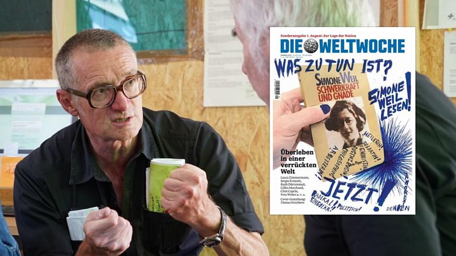 Weltwoche: Thomas Hirschhorn gestaltet Cover