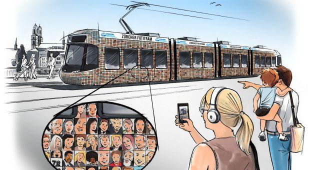 WirSindZürich: Gemeinsam ein Tram gestalten