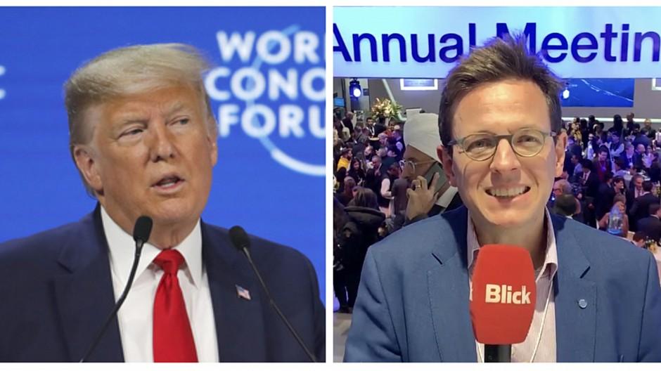 WEF Davos: Trump lässt Schweizer Medien links liegen