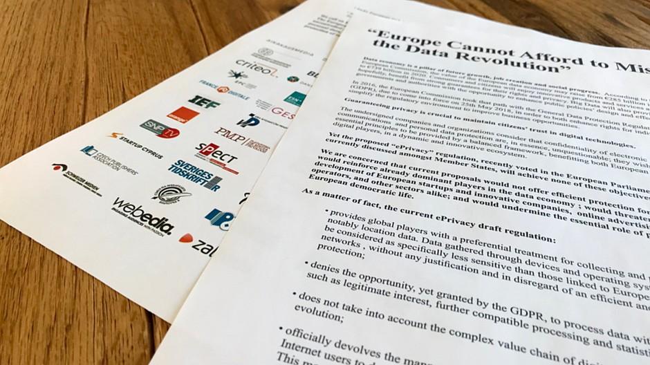 E-Privacy: Verlegerverband unterzeichnet offenen Brief