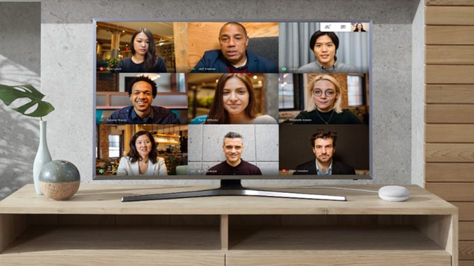 Google Meet: Video-Calls neu auf dem TV möglich
