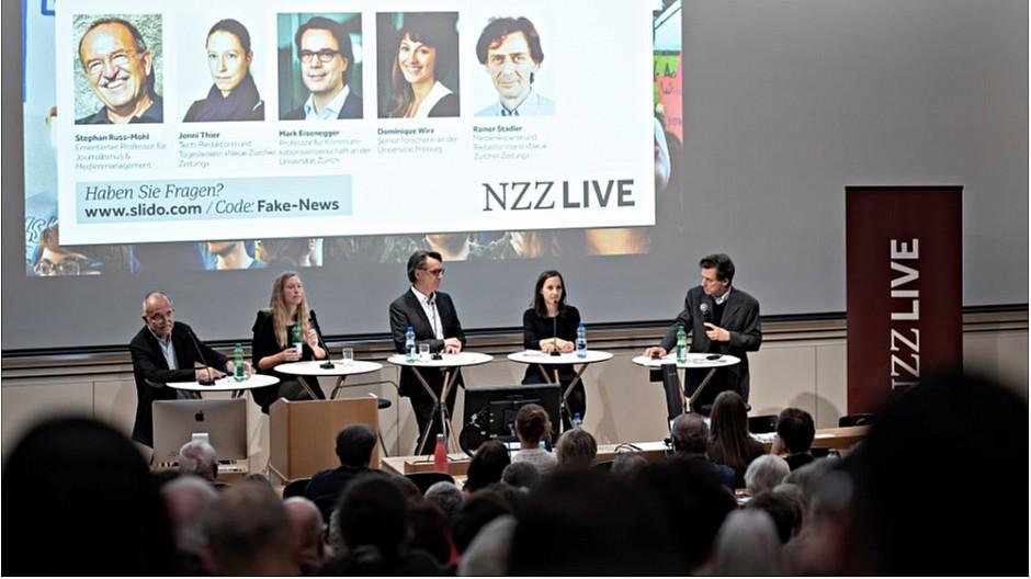 NZZ Live: Von Fake News und wie man dagegen ankämpft