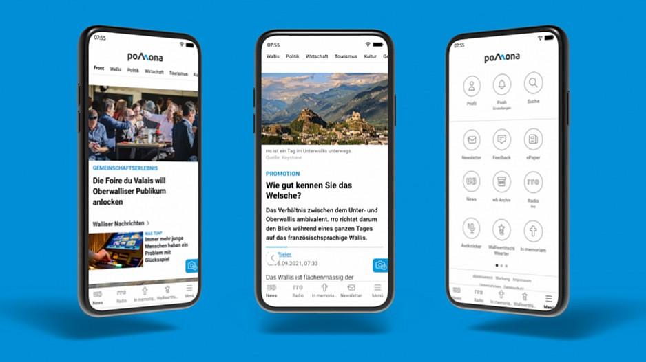 Mengis Media: Walliser Bote und RRO erhalten neue App
