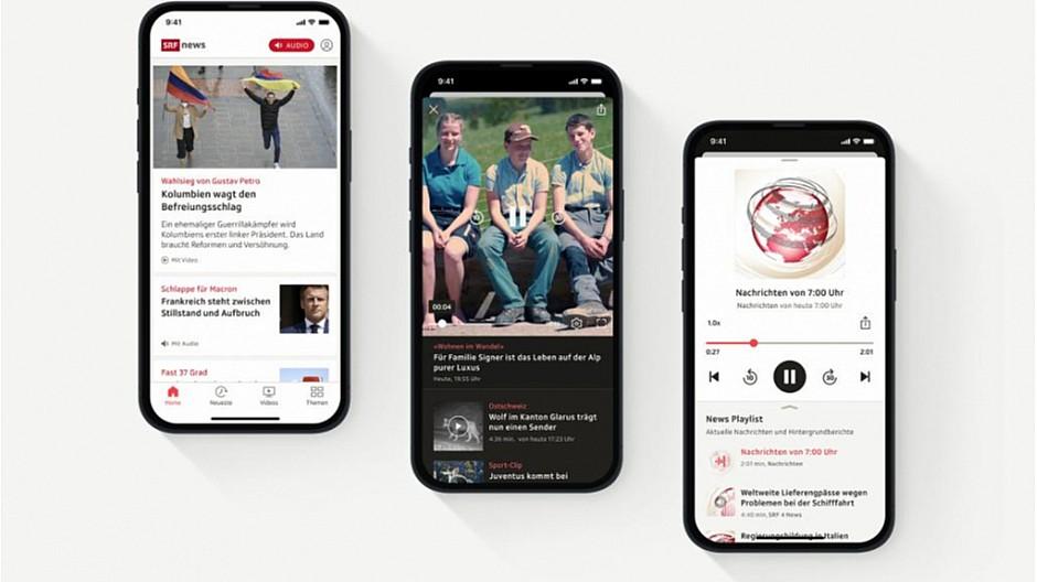 SRF: Weiterentwickelte News App ist verfügbar