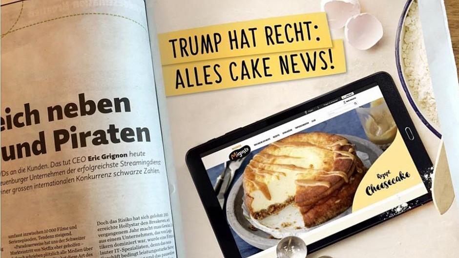 Migros: Wenn Fake News plötzlich süss werden
