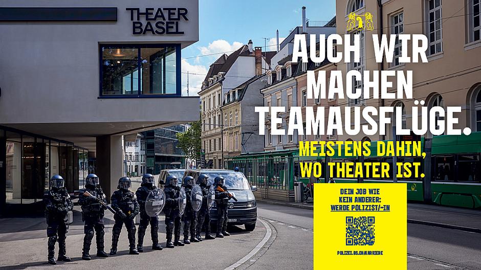 Kantonspolizei Basel-Stadt: Werbekampagne sorgt für Kritik