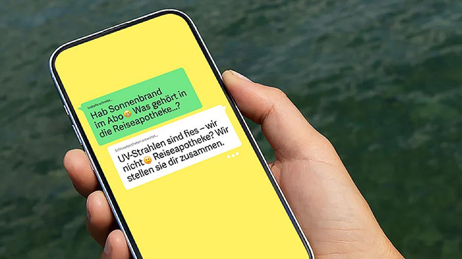 Studio Thom Pfister: WhatsApp-Chats als Werbeformat
