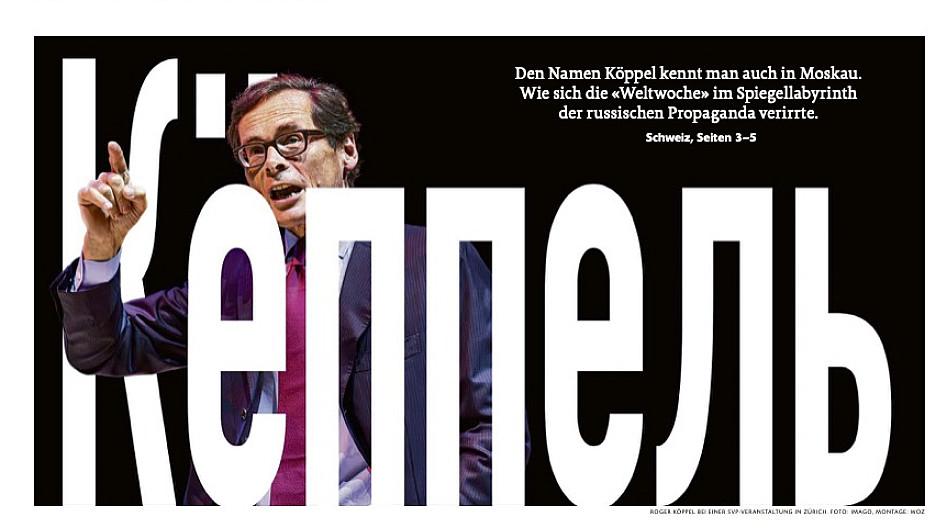 Weltwoche: Köppel auf kyrillisch