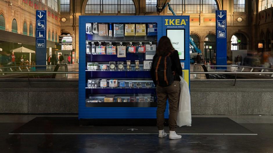 Jeff: Ikea-Automat geht auf Städte-Tour