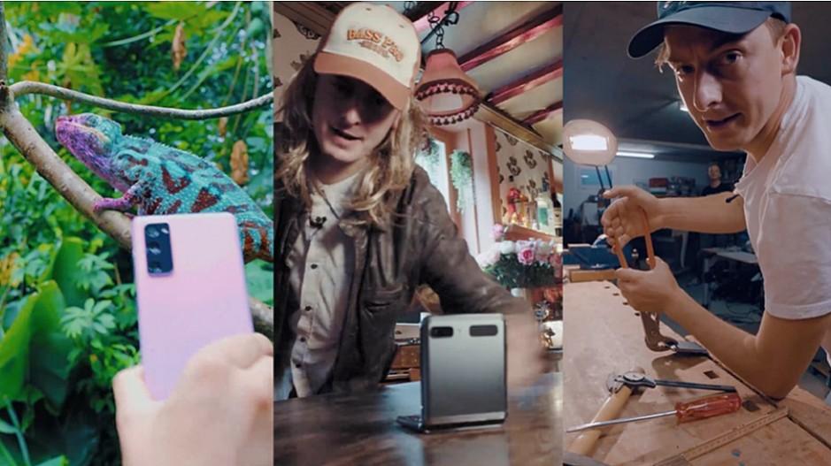 Social Kampagne: Supercedi verwirrt für Samsung ein Chamäleon