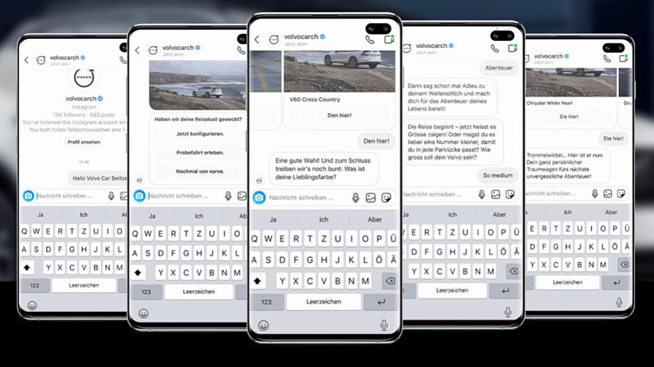 Dreifive: Instagram-Chatbot für Volvo entwickelt