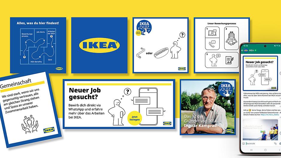 Dreifive: Ikea sucht mit Whatsapp-Chatbot Personal