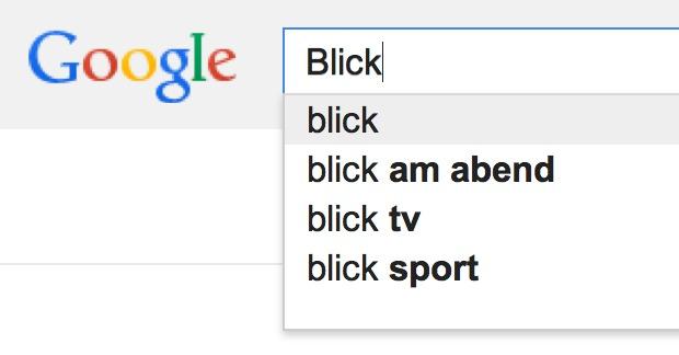 Google Zeitgeist 2013: Blick gewinnt vor Bluewin