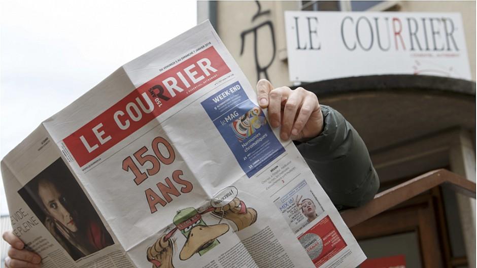 Le Courrier: Zeitung steckt in Geldnot