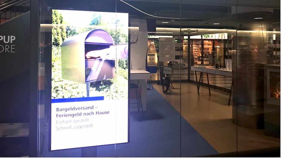 Digital Out of Home: ZKB-Werbescreens im persoenlich.com-Test