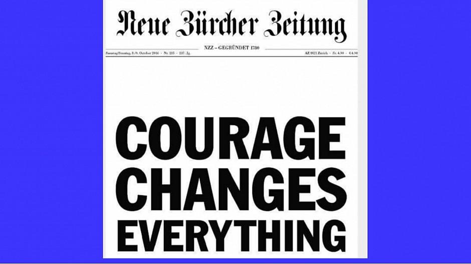 NZZ: Heftige Kritik an Werbe-Frontseite