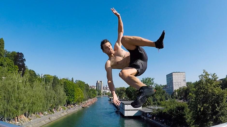 Chimpy: Zürcher Kornhausbrücke wird zum Sprungturm