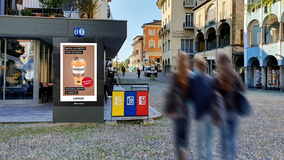 Clear Channel: Vier neue Screens inmitten von Locarno