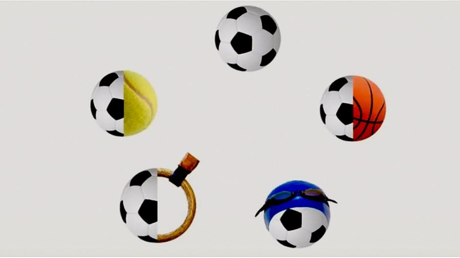 Xess Marketing: Zweigeteilte Bälle für ein Fussballstadion
